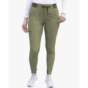 Adar Pro Heather Medical Scrub Pants 3XL Green Joggers P7104